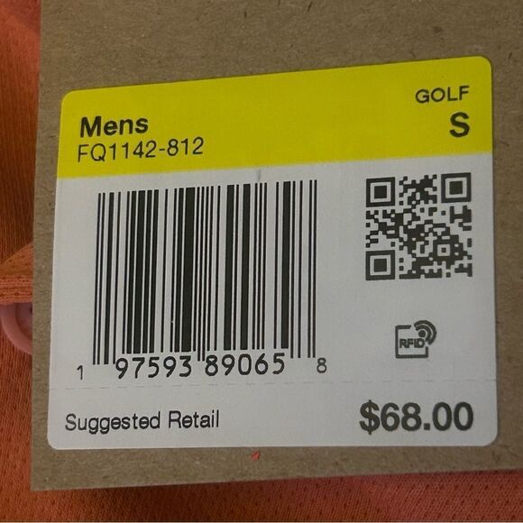 Nike Victory+ Men’s Golf Polo Shirt Orange Men’s Size Small FQ1142-812 - Picture 5 of 7